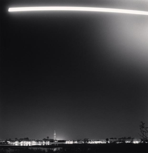 Moontrail over Burano, Torcello, Venice, Italy. 2021