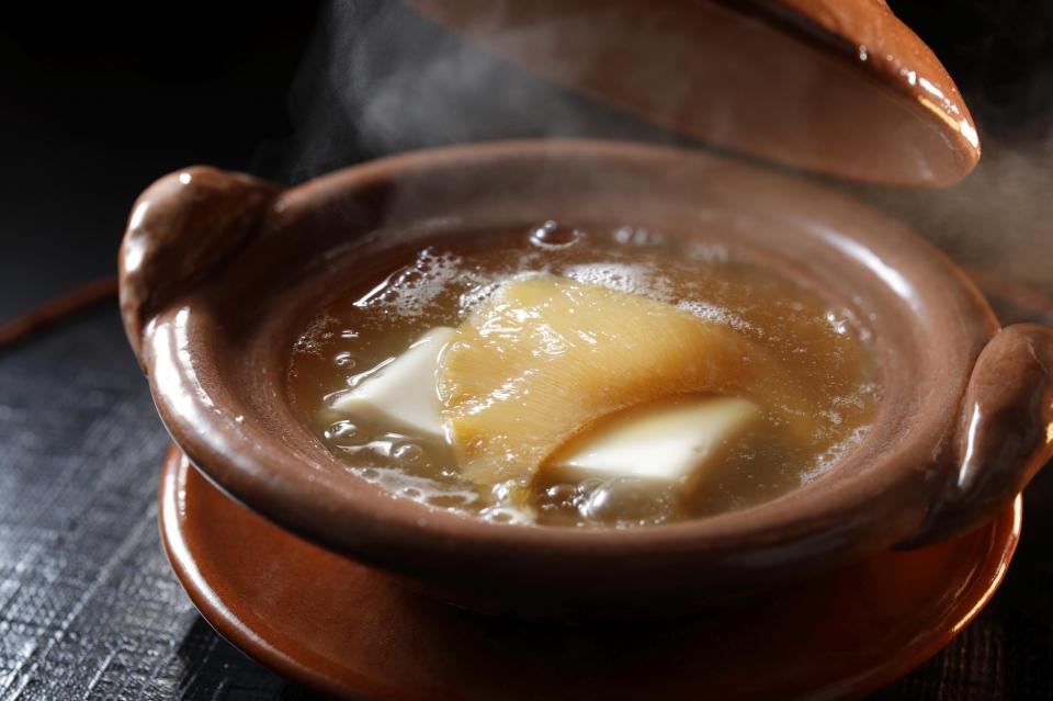 ふかひれ胡麻豆腐鍋